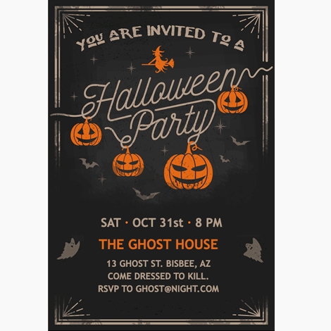 Halloween Party Invite 2